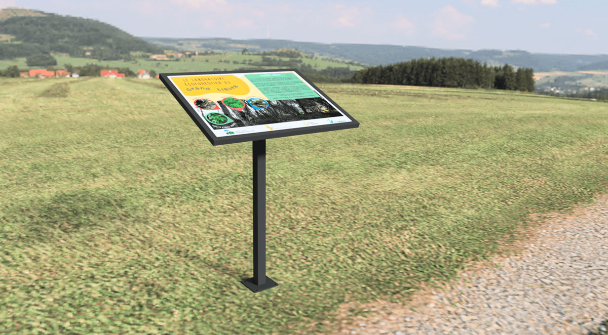 Panneau d'interprétation