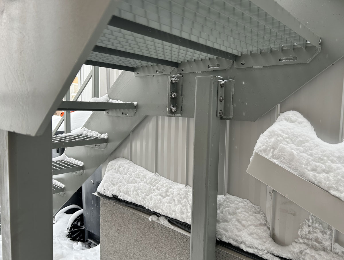 Escalier en acier galvanisé – Image 3