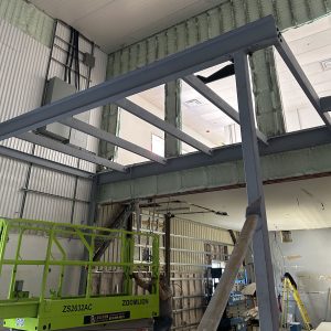 Structure d'acier pour bâtiment